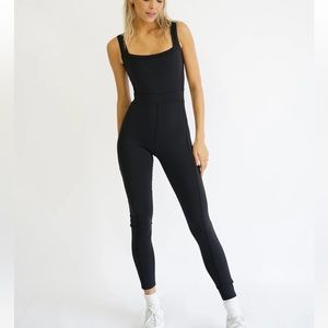 Long black jumpsuit